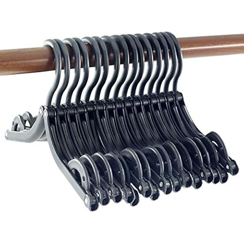 20 Pcs Portable Folding Travel Clothes Hangers Cover