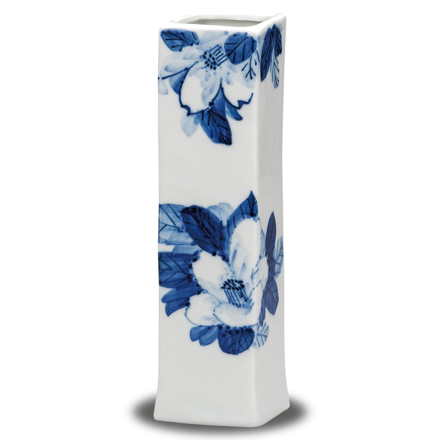 Kutani Ware Flower Vase, 9.3in