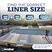 NiceRink - Heavy Duty Ice Rink Liner - Triple Layer Backyard Rink Protection Durable Long Lasting Premium Cold Crack Resistant - Home Hockey and Skating Rink Liners - Made in USA and Canada 32' X 37'