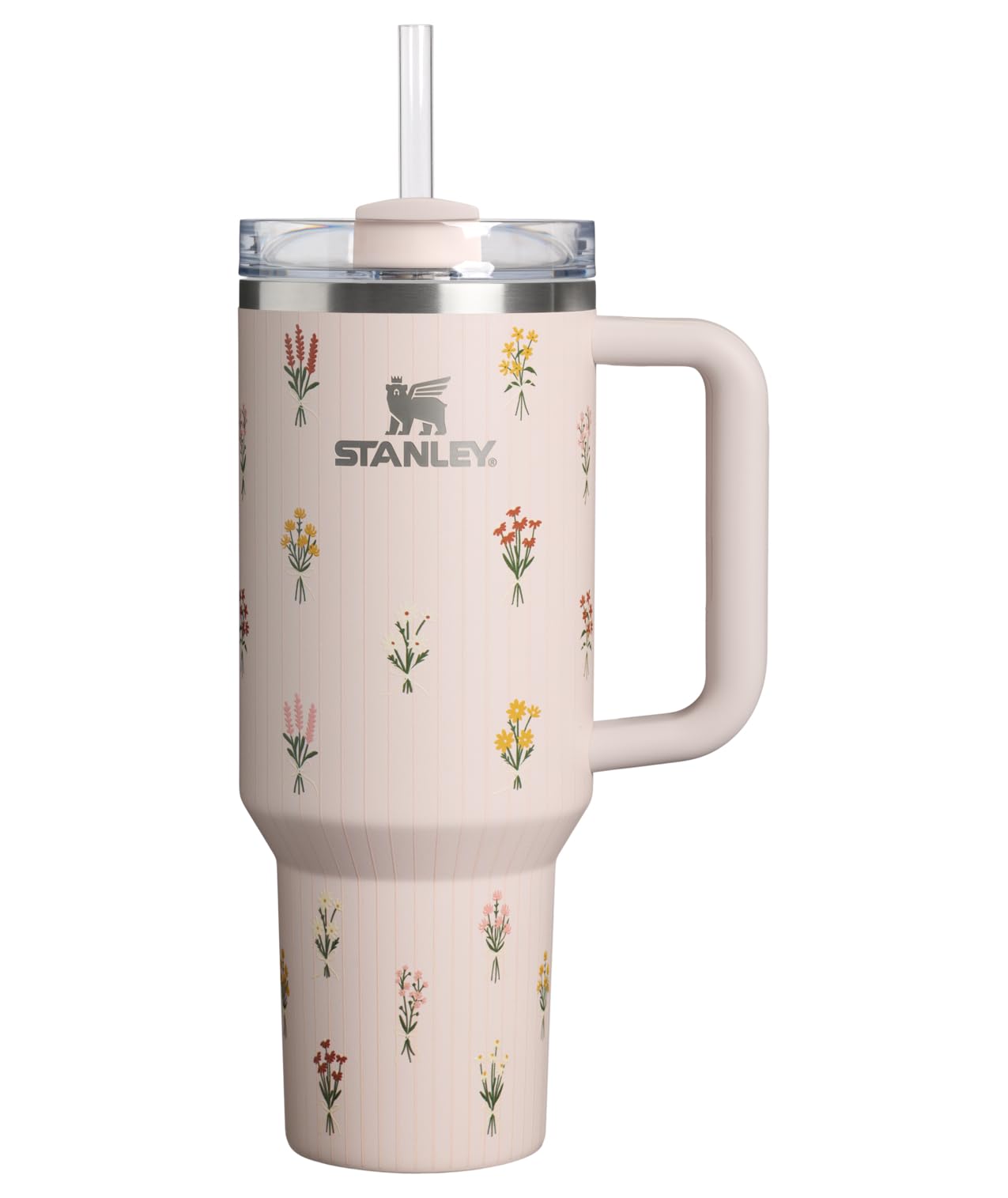 STANLEY The Quencher H2.0 FlowState™ Tumbler 40 oz / 1.18 L Rose Quartz Bouquets