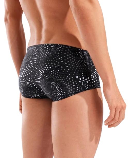 ARENA Costume Uomo Alto Trunk Nuoto Piscina Swim FIREFLOW Nero Taglia 42 ITA