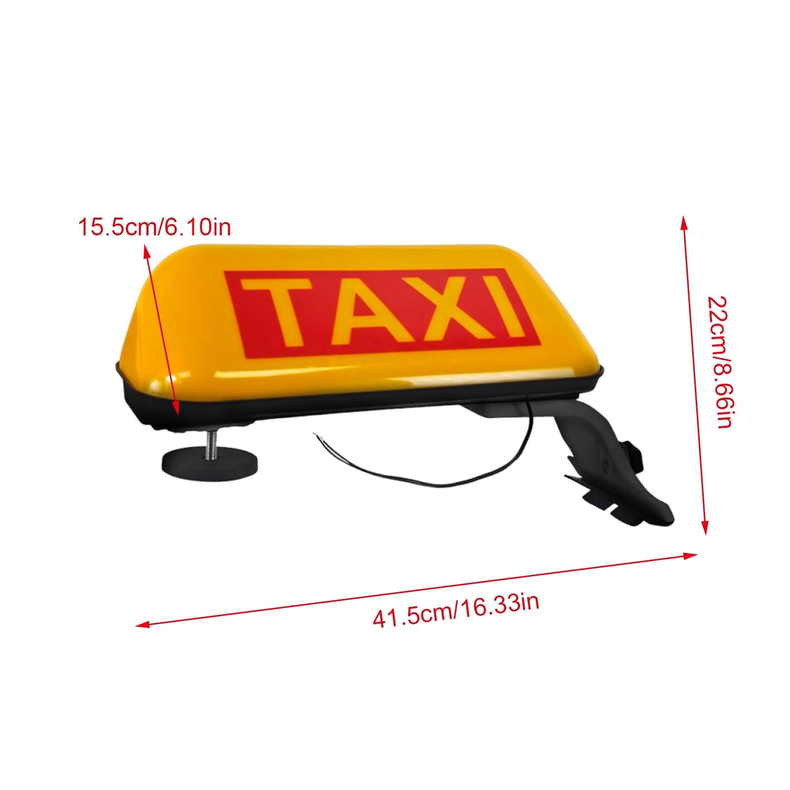 Lampa Taxi Jasna Lampa LED Z Wyświetlaczem Znaku