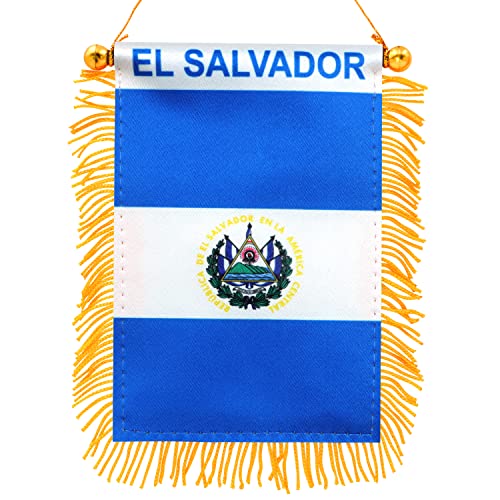Anley 4 X 6 Inch El Salvador Fringy Window Hanging...