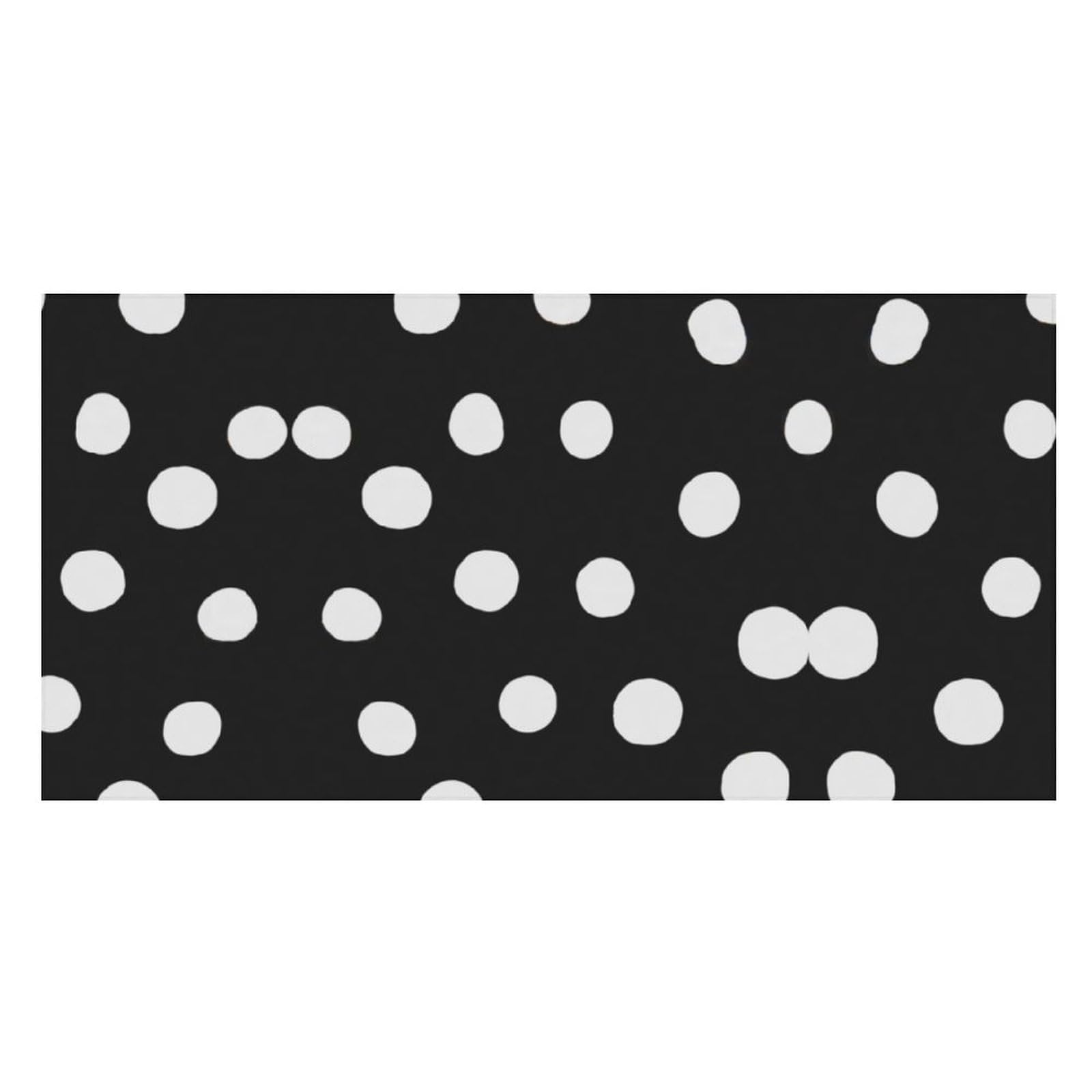 LWORZIIB Beach Towel, Black Polka Dot Bath Towel, Pool Towel Great for Gym Swimming 80 X 160cm