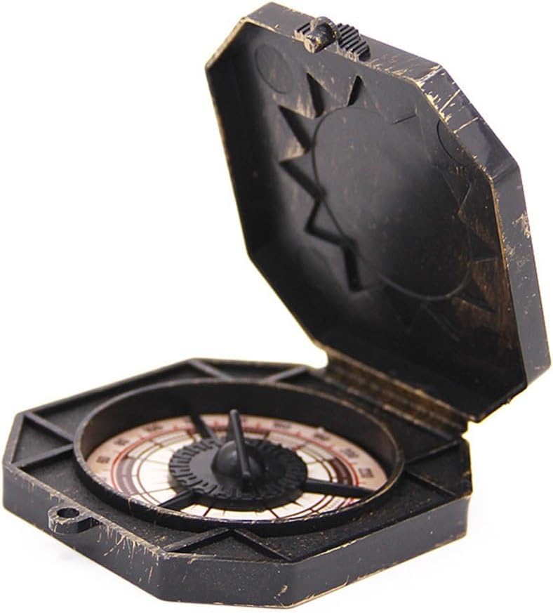 HBJWOV Pirate Compass Halloween Props Costume Accessories Toy Plastic Compass