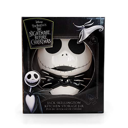 Seven20 Tim Burton's The Nightmare Before Christmas Ceramic Jack Skellington Cookie Jar