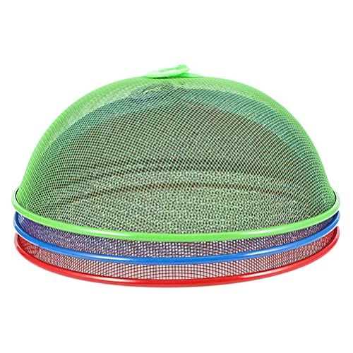 OSALADI 3pcs Food Cover Dish Protectors Covers Picnic Food Tents Food Tents