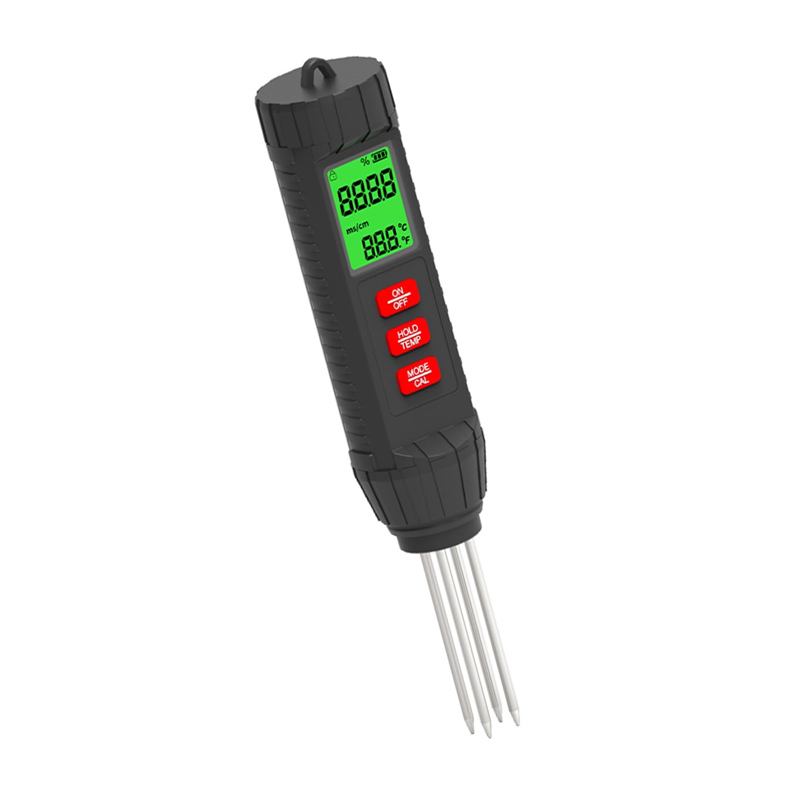 Hdoytxxm Accuracy Soil Meter With Integrated Dampness And Temperature Detectors For Optimal Crop Growth Management High Soil Health Monitor Featuring Dampness Temperature Analysis For Optimal Crop Growth