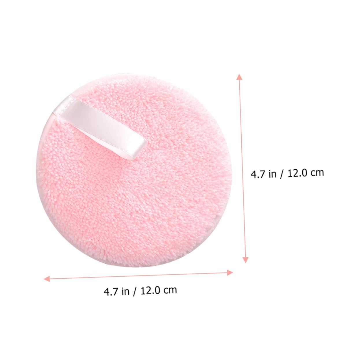 IWOWHERO Makeup Washcloths Soft Rounded Puff for Gentle Face Cleaning and Makeup Applicati