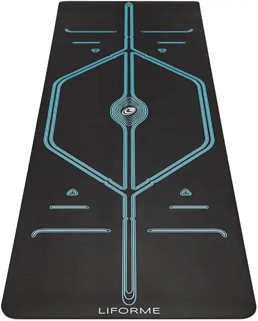 Liforme Alfombra de Yoga XL - Sistema de Alineación, Antideslizante y Ecológica