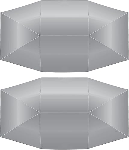 Miniatura 1 de 2 fundas universales para sombrilla para coche, tela impermeable UV, 13.8 x 6.9 ft, color plateado