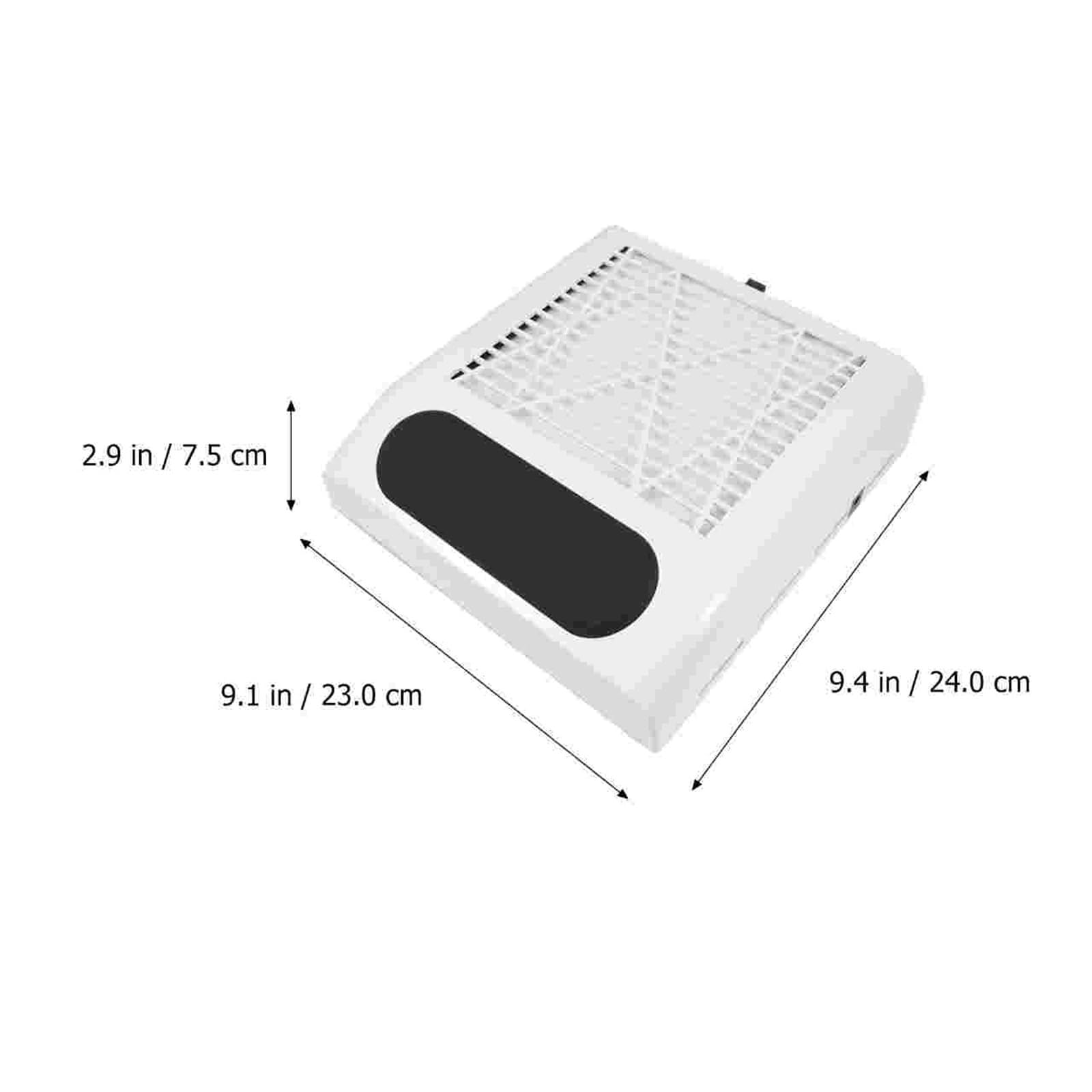 Collettore di polveri per unghie, 1Pc professionale 80W Collettore di polveri for unghie Aspirapolvere Dispositivo filtro senza fuoriuscite for