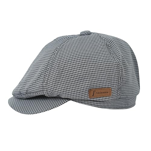 Image of FabSeasons Cotton Ivy Flat Golf Cap - Classic Newsboy Gatsby Hat for Men