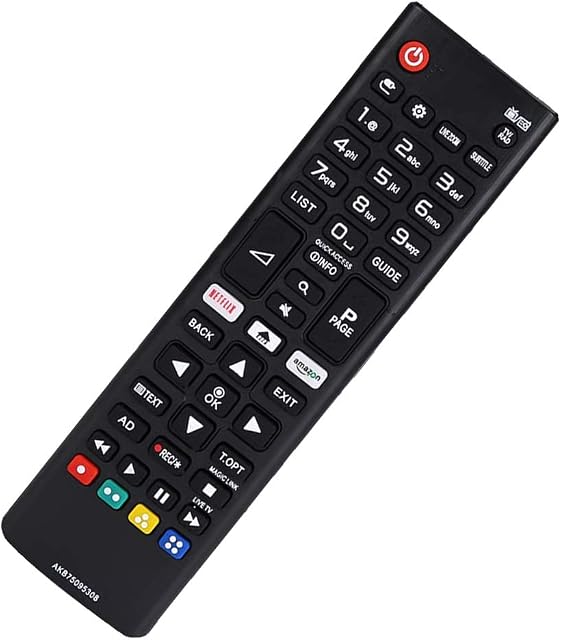 New Replacement AKB75095308 LG TV Remote Control for LG Smart TV 4K Ultra HD LED LCD TV - LG Universal TV Remote Control with Netflix Amazon Buttons