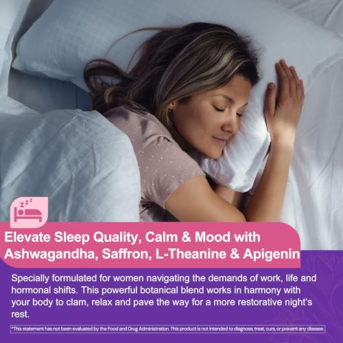 Image of Women Sleep Gummies with Myo-Inositol & D-Chiro Inositol + Saffron, MTHF Folate, Vitamin B6 & B12, 40:1 Ratio Myo Inositol Supplement for Hormone Balance, Mood, PCOS & Ovarian, Sugar Free, 60Cts