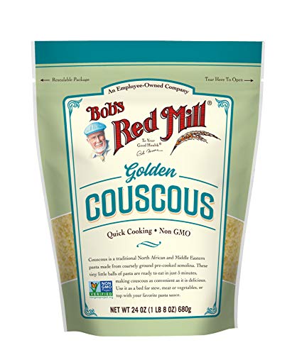Image of Bob's Red Mill Golden Couscous, 24oz (Pack of 4) - Non GMO, Vegan, Moroccan-Style,Kosher