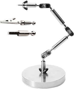 Ready-to-Assemble Light Stainless Steel Armature Rigging System for Stop Motion Animation | Rig Arm to Hold Light Puppet, Support Your Charactors Movement | Max Payload 100g