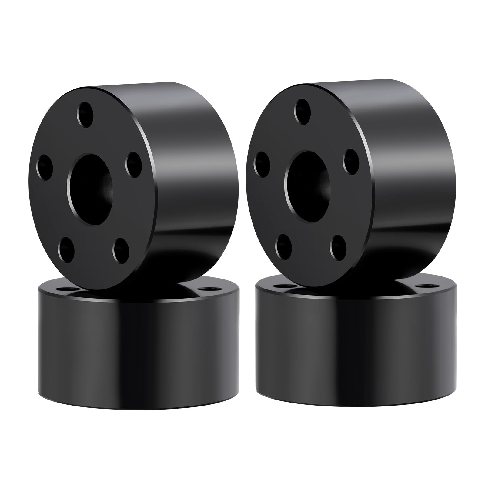 4PCS MORFUM 210g/Set RC Front Wheel Hex Hub 19mm Extenders Widen Adapter Spacers Extended Wheel Hex Hubs Offset Compatible with 1/10 Tamiya Clod Buster 4×4×4 RC Car