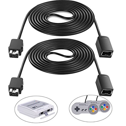 [SNES Extension Cable] Smatree 3M/10FT Extension Cable para Nintendo Super NES Classic Mini Edition (2017) y NES Classic Mini Edition (2016) (2 Pack)