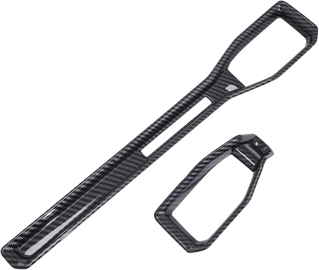 YINGTUU for Ford Mustang Accessories 2024 2025 Dashboard Air Vent AC Outlet Cover Trim - Carbon Fiber Grain