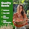 HOME GROWN Large Red Cherry Tomato Seeds Pack 500 High Germination Heirloom Seeds Vegetable Seeds for Garden,Homestead & Self-Sufficient Growing(Solanum lycopersicum) #2