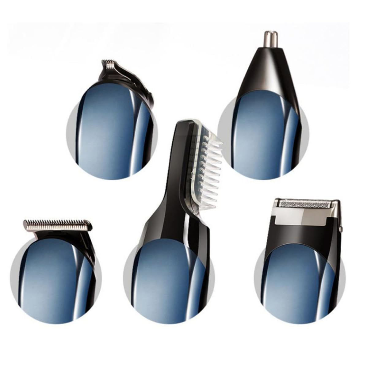 Recortador Recargable de Vello Nasal de Acero Inoxidable para Hombres | Cortapelos Nariz Hombre Recargable, Cuchillas Precisas, Uso Eléctrico para Recorte Preciso