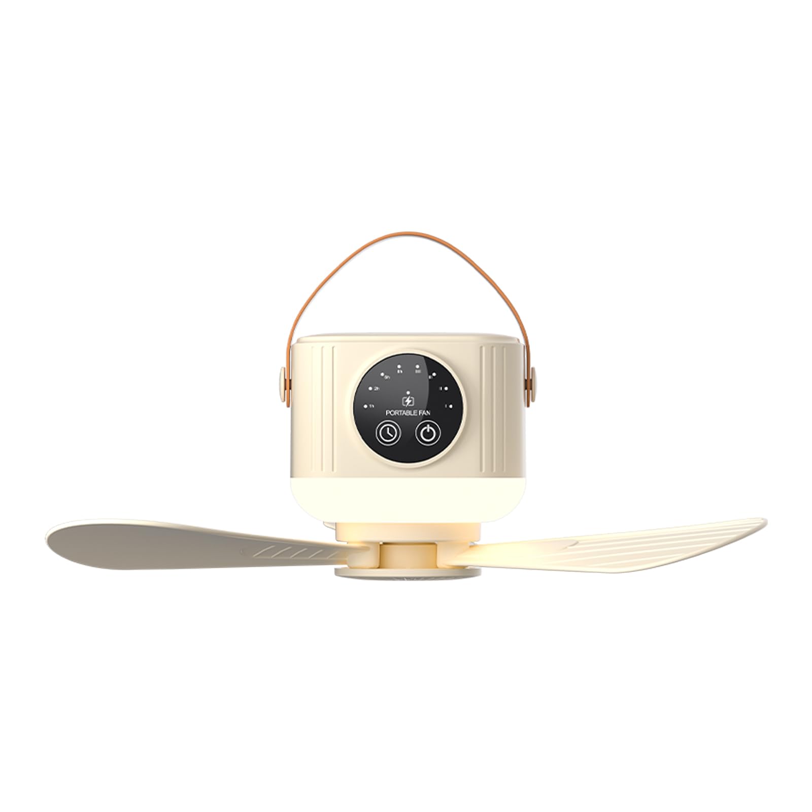 Ventilatore da tenda ricaricabile USB Ventilatore da soffitto USB Potenza remota Baldacchini a 4 velocità Appendi 7200mAh / 3600mah Luce ricaricabile