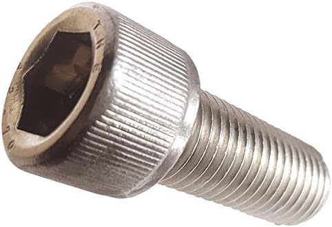 M3-0.50 x 8MM Socket Head Cap Screws, Allen Socket Drive, Din 912, Stainless Steel 304, Full Thread, Bright Finish, Machine Thread, Quantity 100 by Fastenere