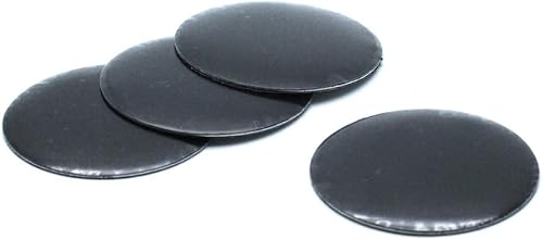 Miniatura 2 de 4 calcomanías para tapa central de rueda de automóvil de 2.559 in, aleación de aluminio negra