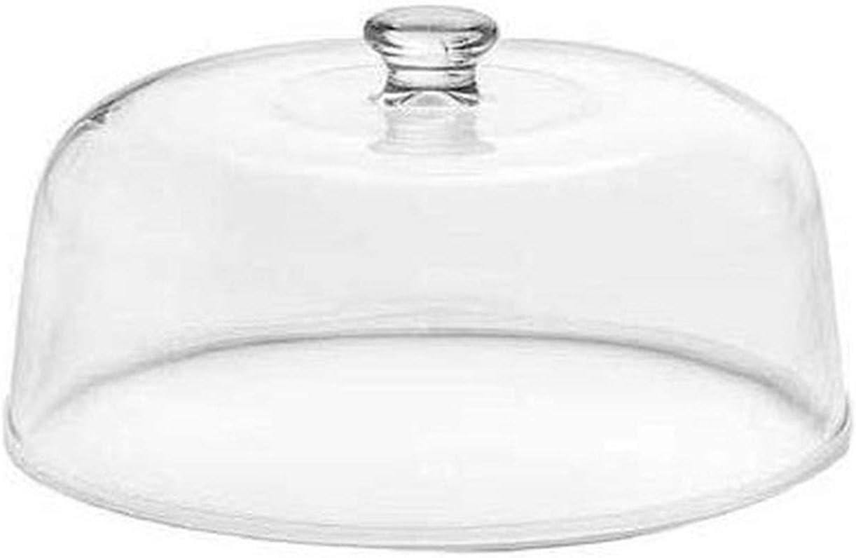 Sendez Cloche en verre sur plaque d'ardoise 28 x 25 cm - Cloche à
