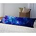 AILOVYO Image Custom Body Pillow Cover Machine Washable Silky Shiny Satin Decorative Body Pillow Case Cover, 13-Inch x 39-Inch