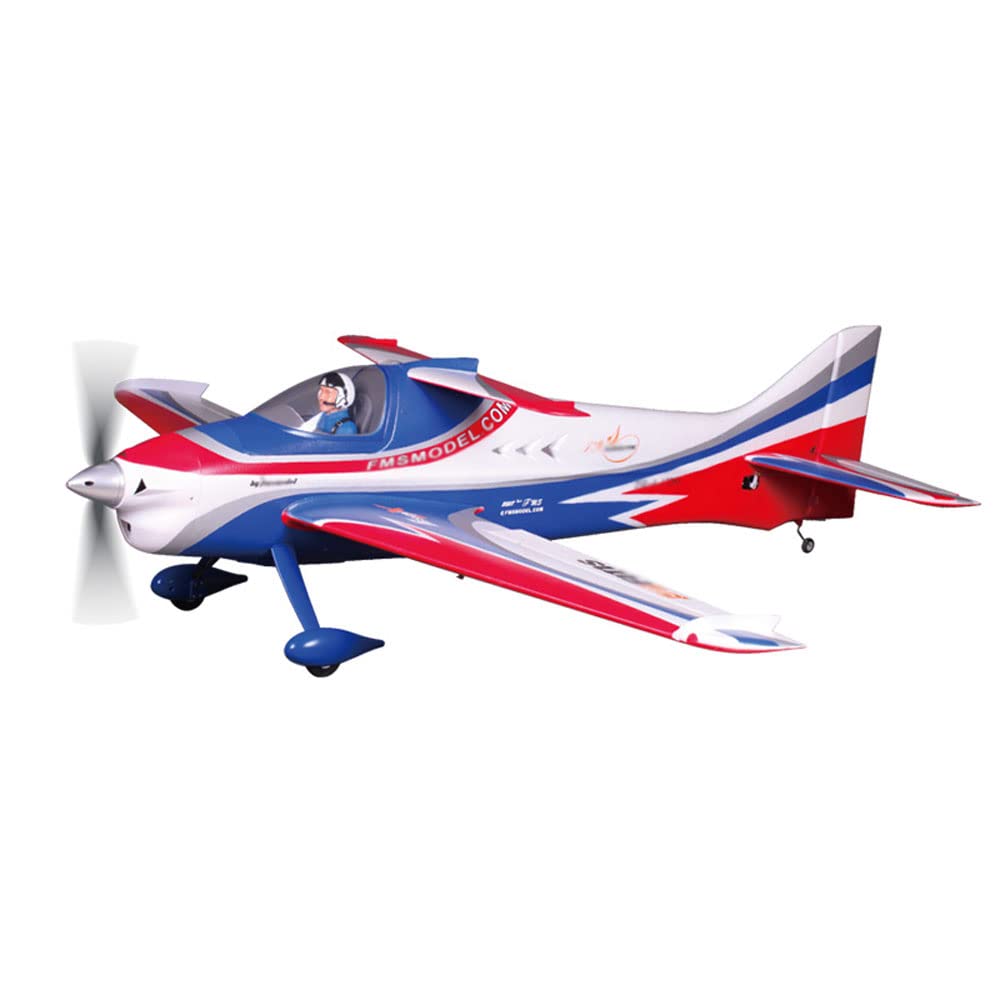 RC Airplane 2.4Ghz 4-CH With Vertical Takeoff Stunt Airplane Parkflyer Remote Control Plane RTF With Brushless Motor, One-Key Aerobatic Feature Perfect For Beginner