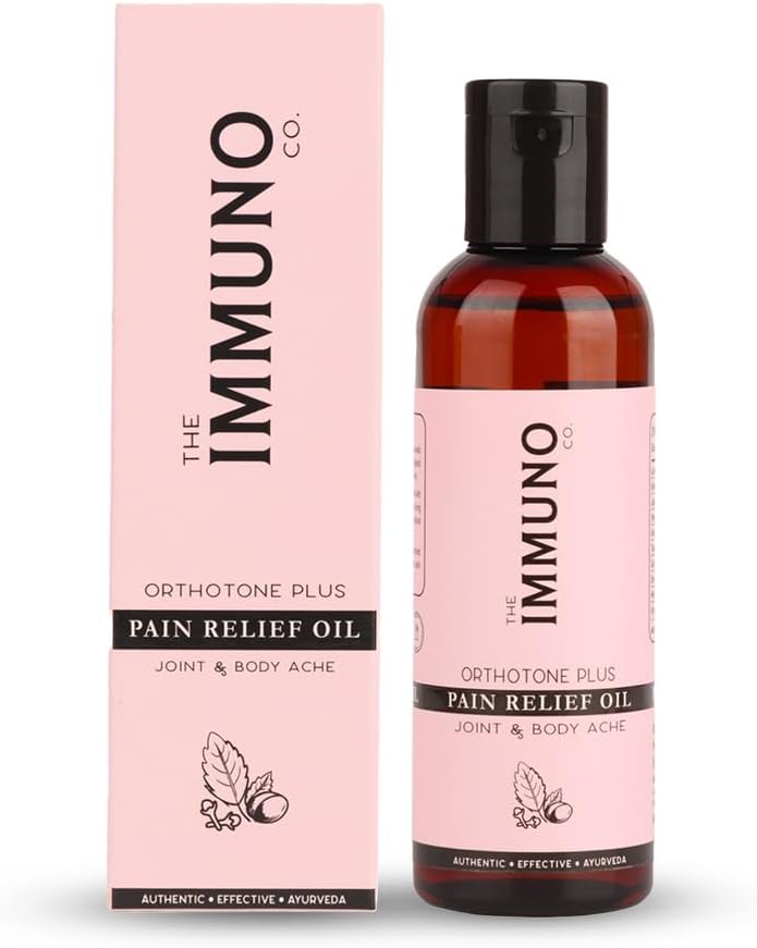 Pain Relief Oil for Joint Pain, Arthritis & Body Ache (100 ml) | Ayurvedic Herbal Oil for Muscle, Back, Neck & Knee Pain | Fast Absorbing, Non-Sticky