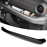 OUSUWO Grab Bar Tray Organizer Compatible with 2018-2023 Jeep Wangler JL JLU 4XE Rubicon Sahara & Gladiator JT Accessories, Passenger Side Grab Handle Storage Box, Interior GrabTray Accessories