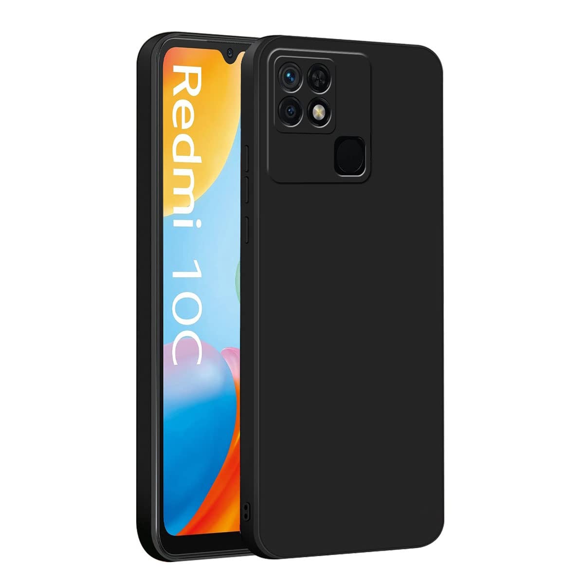 LIRAMARK Silicone Soft Back Cover Case for Redmi 10 / Redmi 10C / Redmi 10 Power (Black) (B0BS64FRMN) Amazon Price History, Amazon Price Tracker