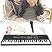 Portable Electronic Organ, Elegant Electronic Keyboard, Mini Electronic Keyboard, 54‑Key Electronic Organ, School for Chidren Home Adult