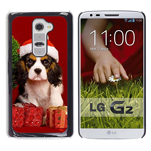 Smartphone Protective Case Hard Shell Cover for Cellphone LG G2 / CECELL Phone case / / Christmas Dog Puppy /