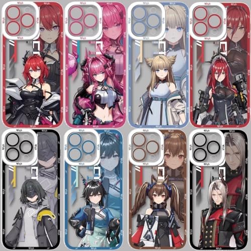 アークナイツ：エンドフィールド スマホケース iPhone17適用ケース 業の管理人 ペリカ チェン・センユー イヴォンヌ TPU 軟殻 保護電話カバー iPhone12/13/14/15/16/17適用カバー 多機種対応 (色-1,iPhone14Plus適用ケース) [並行輸入品]