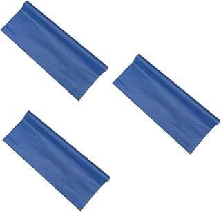 GALPADA 3piezas Vinilo Autoadhesivo De Fibra De Carbono Para Decoración De Automóviles y Motos Color Azul