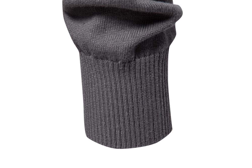 Générique Pull col Rond Homme Pulls Manches Longues Chaud Pull Uni Chandails Homme Pullover Sweater Basique Casual Slim fit