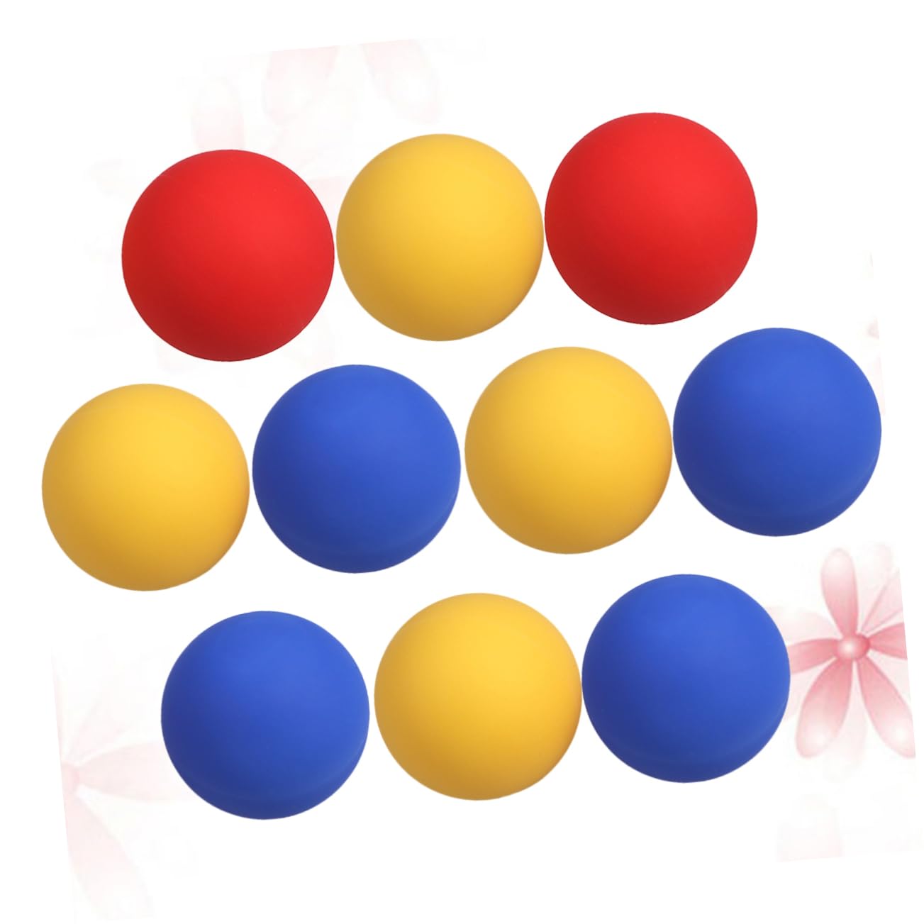 Balles de Massage en Silicone Couleur Aléatoire Lot de 10 Balle de Massage des Tissus Profonds pour Relâchement et Points de Déclenchement, Portable