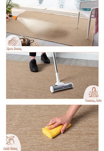 Tapete decorativo rectangular 5x7 Natural miniatura 3