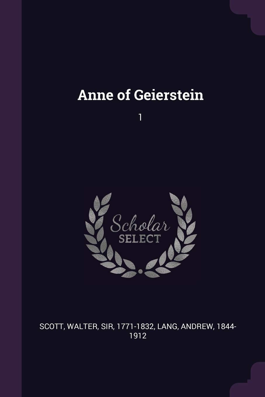 Anne of Geierstein: 1