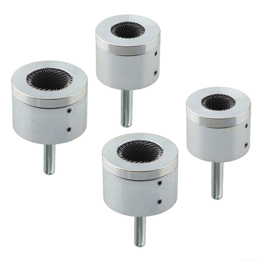 2/4PCS Pipe Cleaner Set Simplified Rust Removal with These Innovative Electric Drill Brushes Copper Metal Pipe Cleaner (22MM) (4PCS )