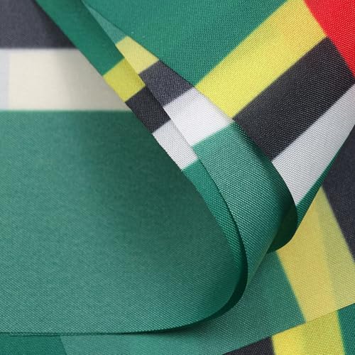 Image of AZ FLAG Dominica 6 meters BUNTING Flag 20 flags 9'' x 6'' - Dominican STRING flags 15 x 21 cm