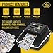 Counterfeit Bill Detector - Counterfeit Money Detector Machine PC278, 4-Way Detection - Money Checker Machine – LED Color Display, UV/MG/IR/Magnetic Rechargeable Fake Bill Detector
