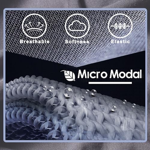 Mens Underwear Briefs Micro Modal Half Back Coverage Bikini Low Rise Silky Touch Underpants 3 Pack2