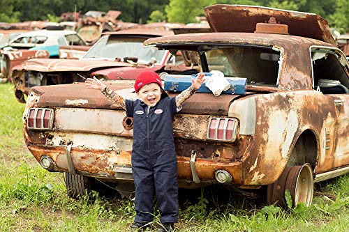 image for Born to Love Knuckleheads Kids Monkey Coverall Mechanic Photoshoot Ove