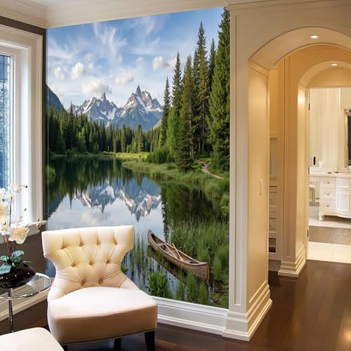 Papier peint mural 3D pour agrandir une pièce décoration moderne - 8