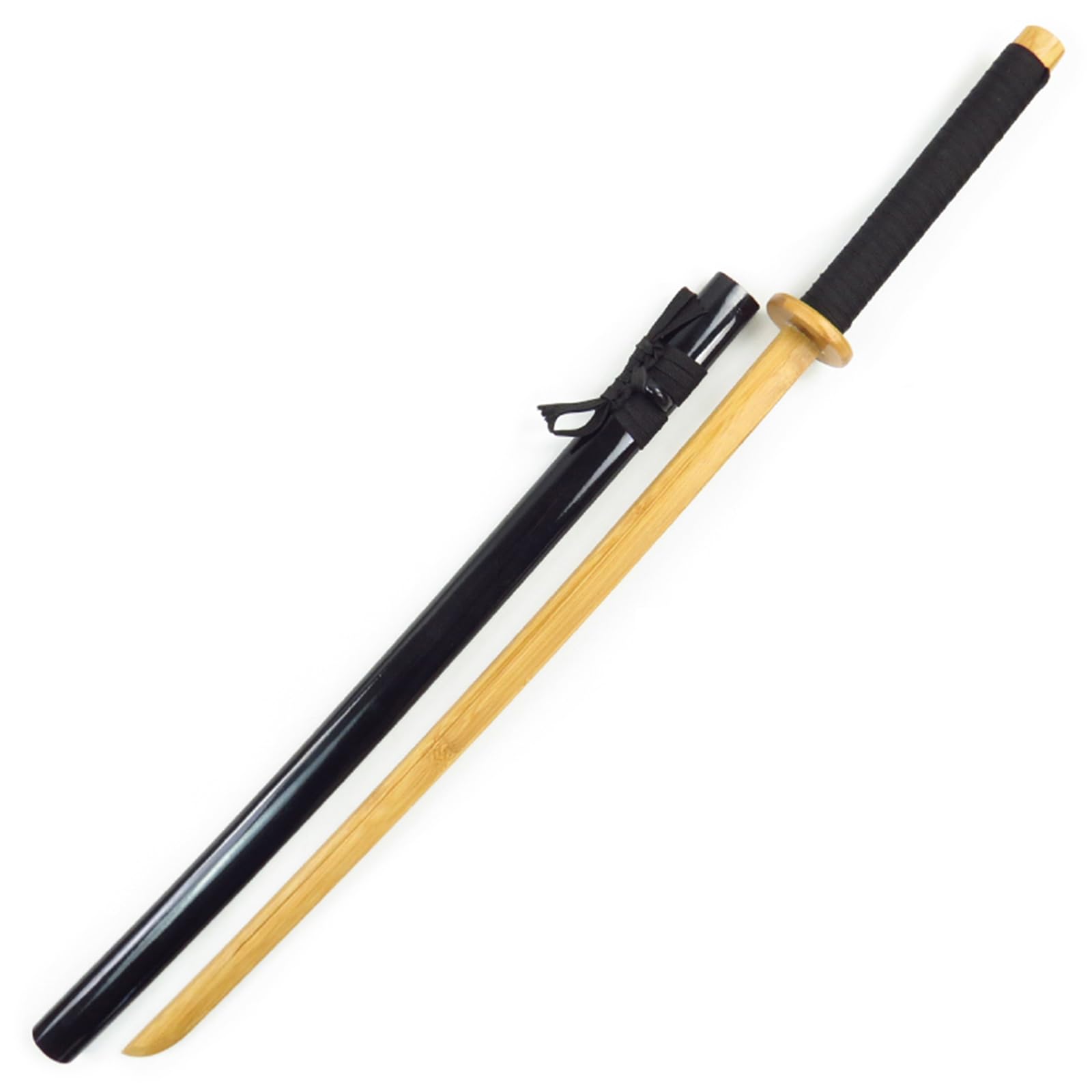 Katana de bambú Natural,Bokken Hecho a Mano,Espadas samuráis de Madera para Regalos,decoración,Entrenamiento de Kendo,decoración,Cosplay,102cm